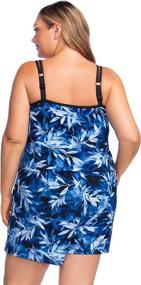 img 1 attached to Maxine Hollywood Plus Size Swimsuit Swimwear Women's Clothing at Swimsuits & Cover Ups