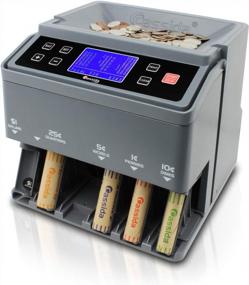 img 4 attached to Cassida C300 High-Quality Professional USD Coin Counting, Sorting, Wrapping, And Rolling Machine With Quickload, 300 Coins Per Minute, And Printing Compatibility