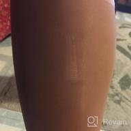 img 1 attached to NuVein Women'S Sheer Compression Stockings - 15-20MmHg Knee Highs For Mild Support - Black, Medium review by Dora Luna
