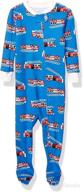 👶 multipack snug-fit cotton footed sleeper pajamas for unisex toddlers and babies by amazon essentials logo