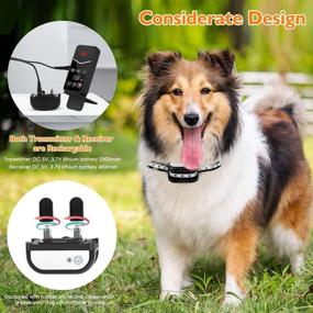 img 1 attached to 🐶 2022 Беспроводной забор для собак: 2 в 1 электрический забор и пульт для тренировки на больших/маленьких собак - водонепроницаемая система ограждения для животных с устойчивым 2,4Г сигналом.