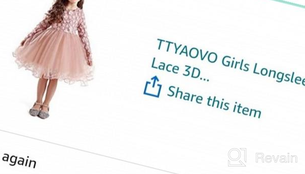 img 1 attached to Adorn Your Little Princess in Style with TTYAOVO Longsleeve Flowers Layered Clothing review by Jessica Fields