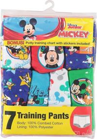 img 1 attached to 🚽 Efficient Potty Training: Disney Boys' Toddler Mickey Mouse Multipack Training Pants