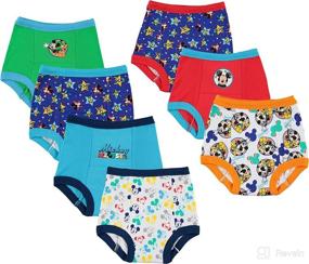 img 4 attached to 🚽 Efficient Potty Training: Disney Boys' Toddler Mickey Mouse Multipack Training Pants