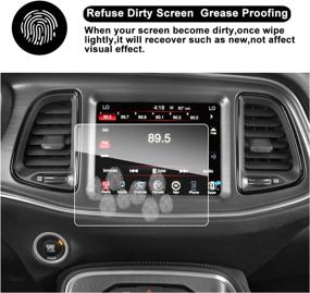 img 1 attached to 📱 Durable Tempered Glass Screen Protector for 2011-2020 Dodge Charger Uconnect Touch Screen Car Display