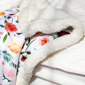 img 2 attached to Luxurious BORITAR Sherpa Throw Blanket With Floral Design For Ultimate Comfort And Warmth