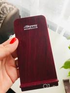 img 3 attached to Skyway Energy Fast wireless charger, dark wood review by Vinay Kumar ᠌