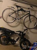 img 1 attached to Vibrelli Bike Wall Mount: Horizontal Storage Rack For Hanging Bicycles In Home Or Garage - Adjustable Hooks For Mountain, Road & Hybrid Bikes review by Shawn Trotter