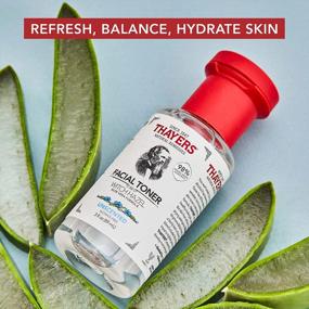 img 3 attached to Try Thayers Unscented Witch Hazel Facial Toner With Aloe Vera – 3Oz Trial Size
