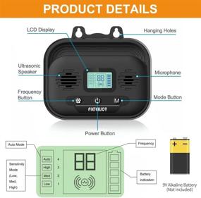 img 3 attached to Ultrasonic Outdoor Bark Control Device - Anti Barking Deterrent with Adjustable Levels, Up to 50 Ft Range - Effective & Safe to Stop Dog Barking