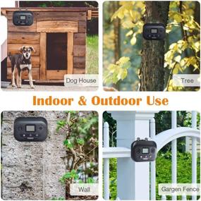 img 2 attached to Ultrasonic Outdoor Bark Control Device - Anti Barking Deterrent with Adjustable Levels, Up to 50 Ft Range - Effective & Safe to Stop Dog Barking