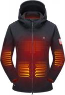 dewbu heated jacket polar fleece with 12v battery pack soft fleece electric heating hoodie logo