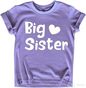 img 4 attached to Sister Toddler Promoted Outfit Announcement Apparel & Accessories Baby Girls ~ Clothing