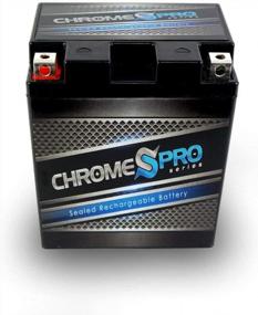 img 4 attached to Rechargeable Replacement YB14A-A2 High Performance Power Sports Battery -Chrome Pro Battery