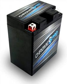 img 3 attached to Rechargeable Replacement YB14A-A2 High Performance Power Sports Battery -Chrome Pro Battery