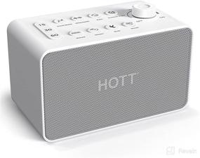 img 4 attached to 🔊 HOTT White Noise Sound Machine: 8 Soothing Sleep Sounds for Babies, Kids, and Adults