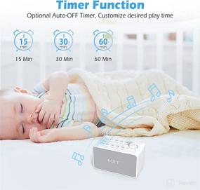 img 3 attached to 🔊 HOTT White Noise Sound Machine: 8 Soothing Sleep Sounds for Babies, Kids, and Adults