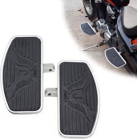 img 2 attached to High-quality Motorcycle Floorboards Compatible with HONDA SHADOW VT400 1997-2003 / HONDA STEED VLX400 VT600 1992-2007 - Front and Rear Footboards for Enhanced Riding Comfort