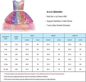 img 3 attached to Glamulice Princess Sequence Bridesmaid Graduation Girls' Clothing ~ Dresses