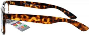 img 2 attached to Многофокусные прогрессивные очки для чтения с роговой оправой в стиле ретро - SA106