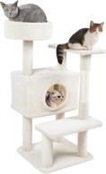 🐱 hawsaiy 36″ cat tree tower - indoor cat furniture condo with sisal scratching posts and 2 platforms logo