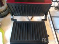 img 1 attached to Sandwich maker Kitfort KT-1609 Panini Maker, red review by Edyta Jurkowska ᠌