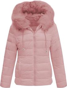 img 3 attached to Bellivera Womens Jacket Hooded Collar Women's Clothing ~ Coats, Jackets & Vests