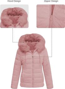 img 1 attached to Bellivera Womens Jacket Hooded Collar Women's Clothing ~ Coats, Jackets & Vests