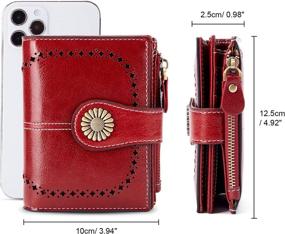 img 2 attached to 👜 INSIFEEL Genuine Leather Women's Bifold Wallet & Handbag: Stylish Wallets and Handbags at Wallets.com