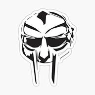 наклейка на рубашку doom madvillain caps логотип