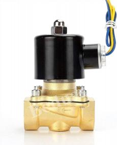 img 2 attached to 12V Brass Solenoid Valve, 3/4" Electric Air Valve For Water, Air, Gas, Fuel And Oil - Normally Closed By Beduan