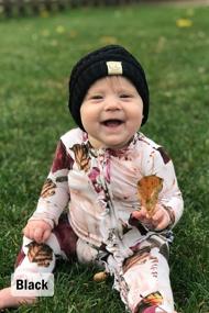 img 1 attached to Cute And Cozy: Funky Junque'S Infant Skull Cap For Your Little Bean