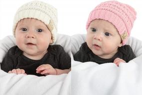 img 4 attached to Cute And Cozy: Funky Junque'S Infant Skull Cap For Your Little Bean