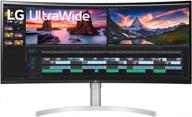 lg 38bn95c-w ultrawide 💻 thunderbolt connect 3840x1600p, 144hz, curved monitor logo