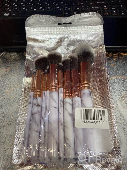 img 1 attached to 💄 Essential Makeup Brush Set: 10 Pcs Professional Brushes for Day and Evening Make-Up review by Aneta Urbaska ᠌