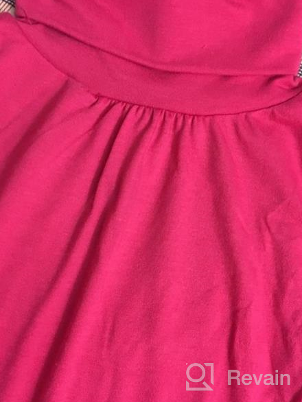 img 1 attached to 💖 Fuchsia Toddler Turtleneck for Girls - French Toast Top for Clothing and Blouses review by Theresa Jones