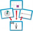 eai education math stacks fraction equivalence game: grades 3-5 logo