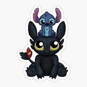 img 3 attached to Kids Stitch Toothless Lilo Cute