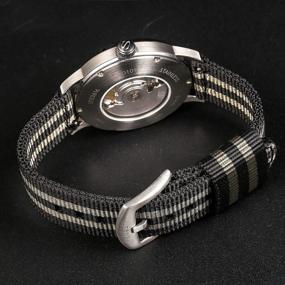 img 1 attached to Torbollo Quick Release Watch Bands - Available In Various Colors And Widths (18Mm, 20Mm, 22Mm, Or 24Mm) - High-Quality Nylon Watch Straps With Sturdy Brushed Buckle