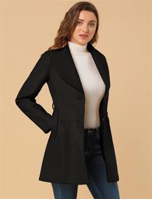 img 3 attached to Allegra Womens Collar Single Breasted Women's Clothing via Coats, Jackets & Vests