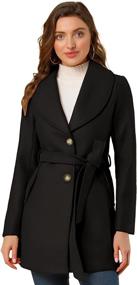 img 4 attached to Allegra Womens Collar Single Breasted Women's Clothing via Coats, Jackets & Vests