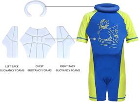 img 2 attached to 👶 Gogokids Baby Boys Girls Float Suit Swimsuit: Safe and Stylish Toddler Buoyancy Swimwear for 1-7 Years