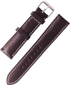 img 4 attached to 2 Piece Premium Leather Watch Strap
