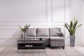 img 2 attached to Stylish And Practical: Ivinta Modern Glass Coffee Table With Storage Shelf And Industrial Design