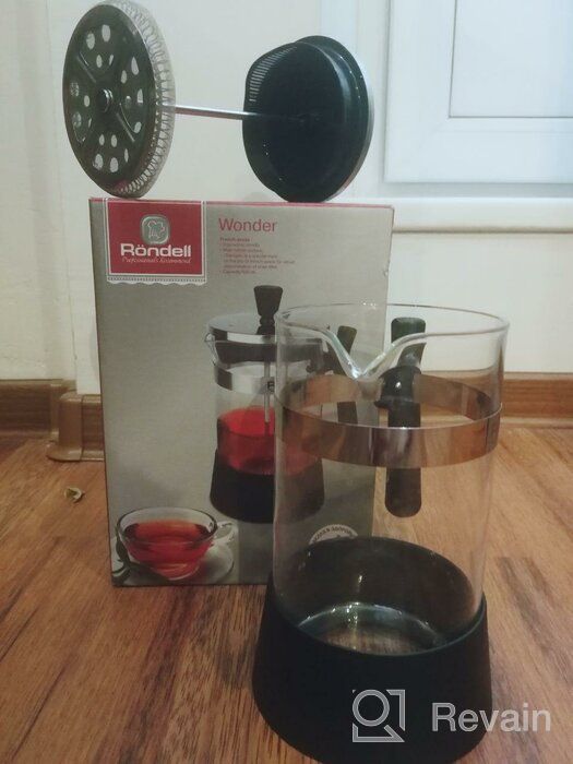 img 2 attached to Rondell Wonder French Press RDS-426, 600 ml black review by Boguslawa Khalifa ᠌