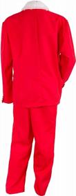 img 2 attached to Men'S Sexy Santa Suit Christmas Jacket, Tie & Pants Set - Magnificent Mr. Claus Costume