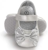 babitina bowknot non slip toddler walkers girls' shoes : flats логотип