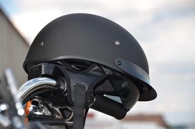 img 3 attached to 🏍️ Ultimate Protection and Style: Vega Helmets Half Size Warrior Motorcycle Helmet