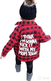 img 4 attached to Toddler Clothes Jacket Outwear Buffalo Apparel & Accessories Baby Boys for Clothing