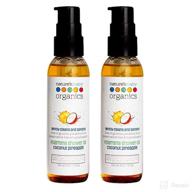 🥥 nature's baby gentle cleansing bath & shower oil combination for mom and baby - coconut pineapple - 4 oz (2-pack) logo